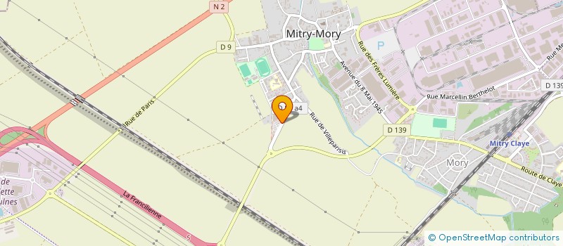 localisation de l'entreprise ISINGAN SECURITE PRIVEE à MITRY-MORY
