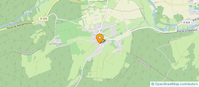 localisation de l'entreprise ISIPHO  COSSWILLER