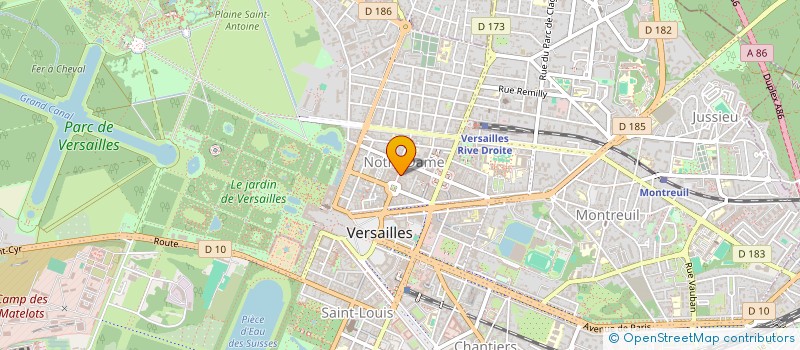localisation de l'entreprise ISIPHO ACADEMY à VERSAILLES