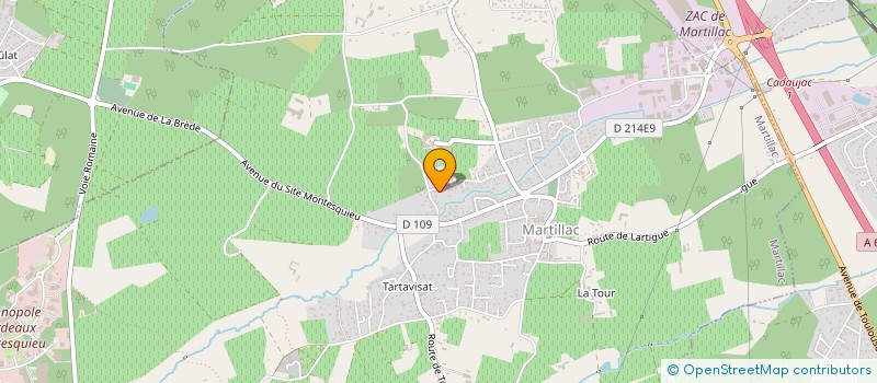 localisation de l'entreprise ISIPLANT à MARTILLAC