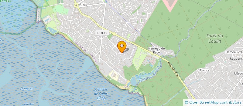 localisation de l'entreprise ISIS 2024  ARES