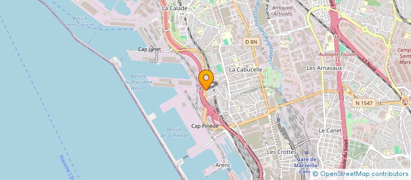 localisation de l'entreprise ISIS à MARSEILLE