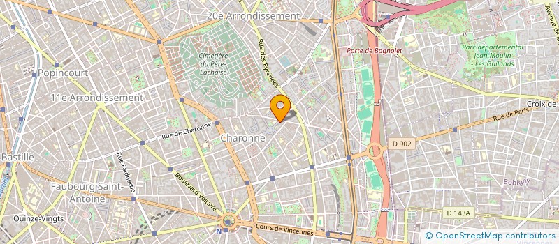 localisation de l'entreprise ISIS  PARIS