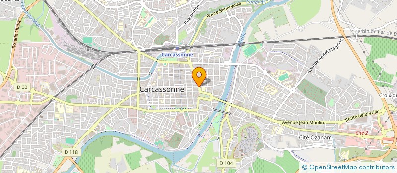 localisation de l'entreprise ISIS à CARCASSONNE