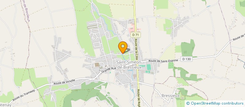 localisation de l'entreprise ISIS  SAINT-SIMEON-DE-BRESSIEUX