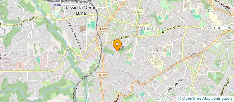 localisation de l'entreprise ISIS  LYON