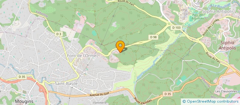 localisation de l'entreprise ISIS à MOUGINS