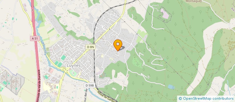 localisation de l'entreprise ISIS à AIX EN PROVENCE