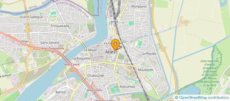 localisation de l'entreprise ISIS à ARLES