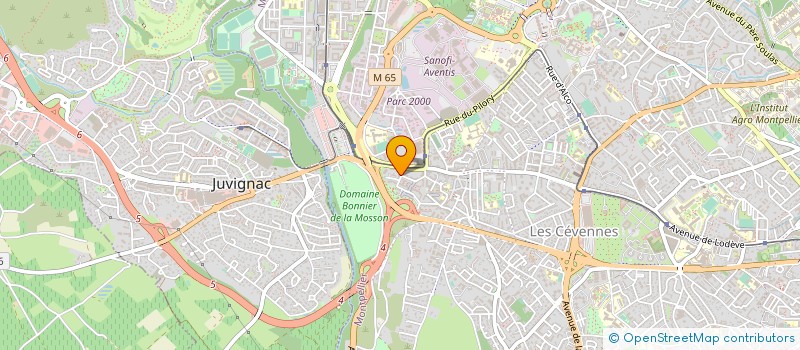 localisation de l'entreprise ISIS  MONTPELLIER