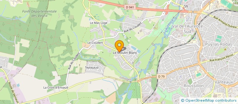 localisation de l'entreprise ISIS à LIMOGES
