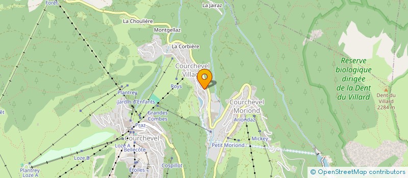 localisation de l'entreprise ISIS à COURCHEVEL