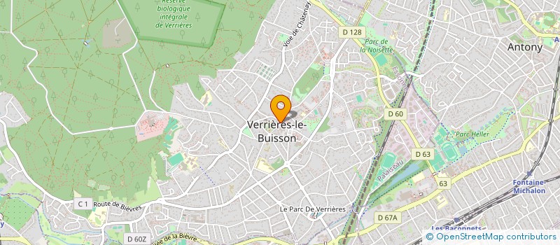 localisation de l'entreprise ISIS  VERRIERES-LE-BUISSON