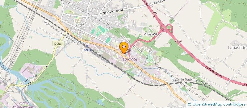 localisation de l'entreprise ISIS ADOUR  ARTIX