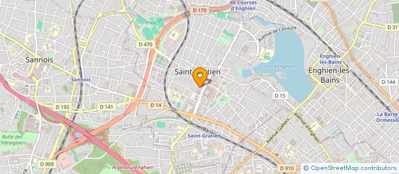 localisation de l'entreprise ISIS ART  SAINT-GRATIEN