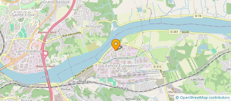 localisation de l'entreprise ISIS BAYONNE à LAHONCE