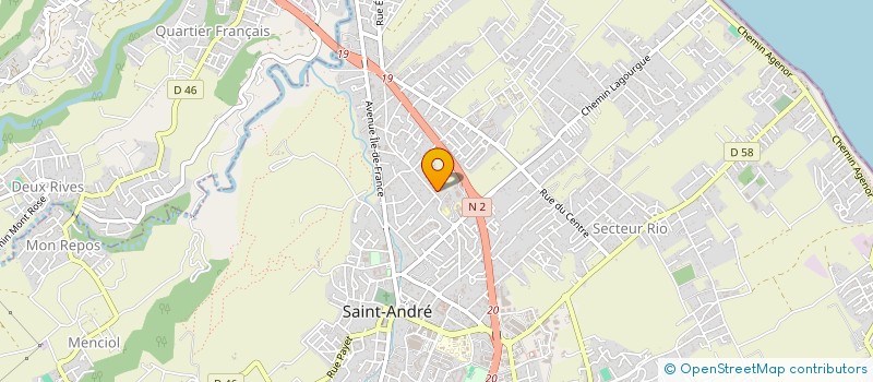 localisation de l'entreprise ISIS COM REUNION à SAINT-ANDRE