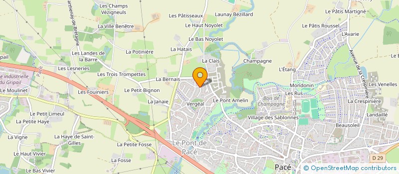 localisation de l'entreprise ISIS IMMO à PACE