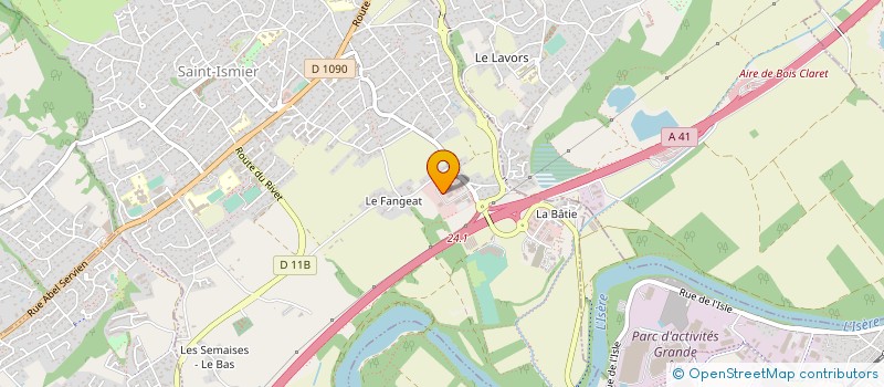 localisation de l'entreprise ISIS-INTELLIGENT SURGICAL à SAINT-ISMIER
