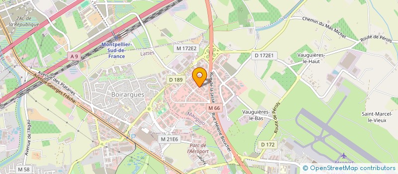 localisation de l'entreprise ISIS LANGUEDOC ROUSSILLON  MAUGUIO