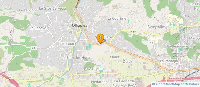localisation de l'entreprise ISIS LEON  SANARY-SUR-MER