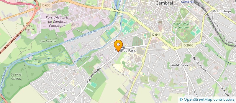 localisation de l'entreprise ISIS OCEANE à CAMBRAI