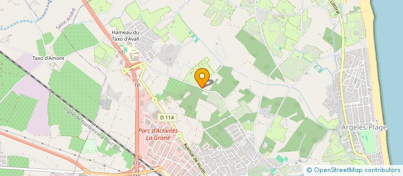 localisation de l'entreprise ISIS SARL à ARGELES-SUR-MER