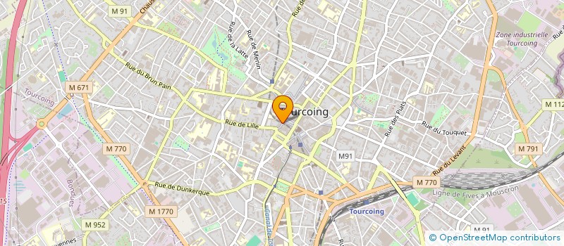 localisation de l'entreprise ISIS SHOP  TOURCOING