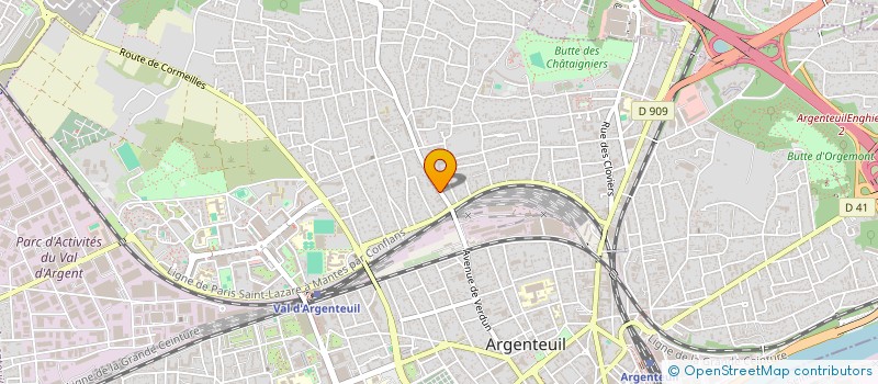 localisation de l'entreprise ISISER PARIS à ARGENTEUIL