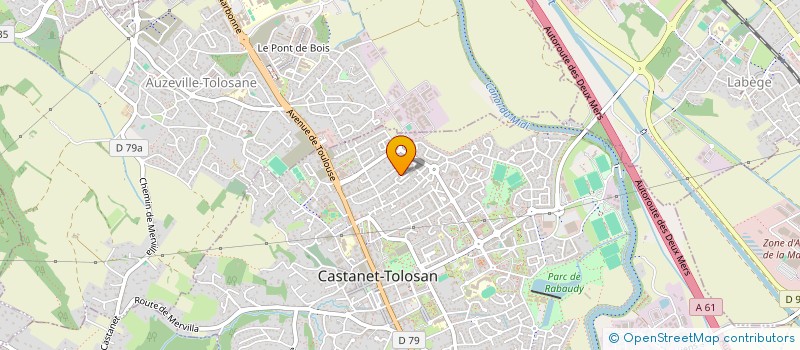 localisation de l'entreprise ISISIA à CASTANET-TOLOSAN