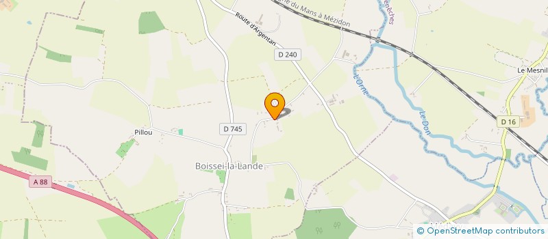 localisation de l'entreprise ISISWEB.COM à BOISSEI-LA-LANDE