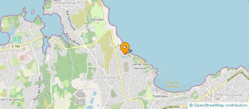 localisation de l'entreprise ISITIX à PERROS-GUIREC