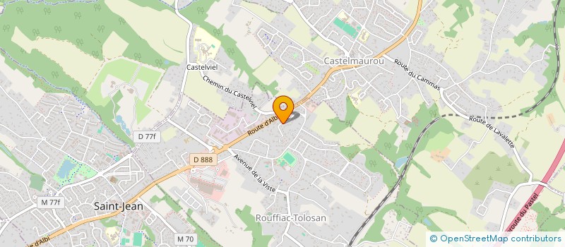 localisation de l'entreprise ISIUM à ROUFFIAC-TOLOSAN