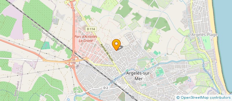localisation de l'entreprise ISJ à ARGELES-SUR-MER