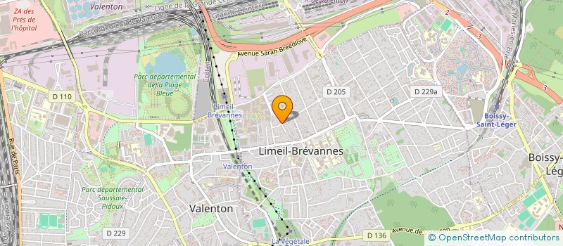 localisation de l'entreprise ISK RENOV  LIMEIL-BREVANNES