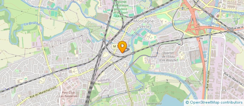 localisation de l'entreprise ISK TRANSPORT à STRASBOURG