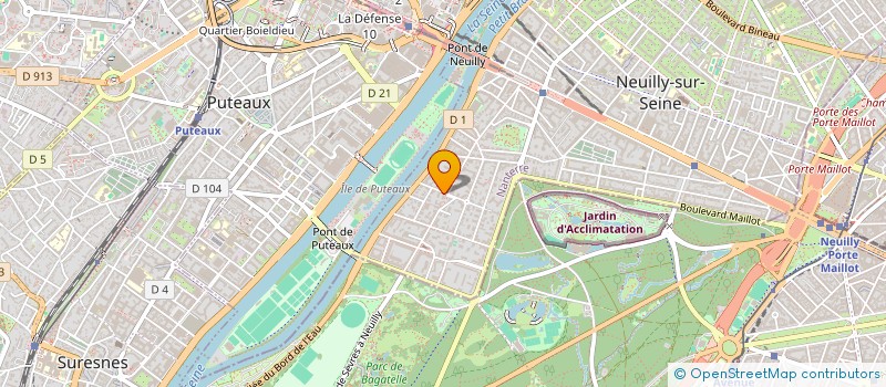 localisation de l'entreprise ISKA à NEUILLY-SUR-SEINE