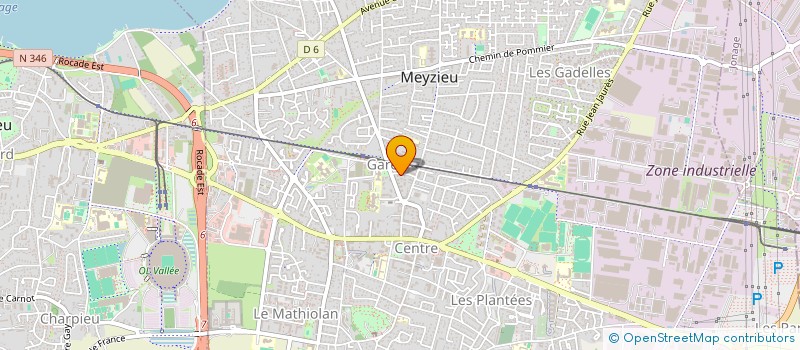 localisation de l'entreprise ISKA  MEYZIEU