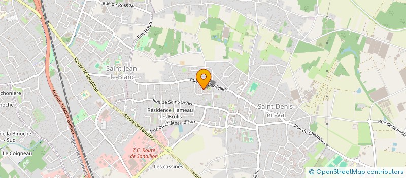 localisation de l'entreprise ISKA CENTRE C&C à SAINT-DENIS-EN-VAL