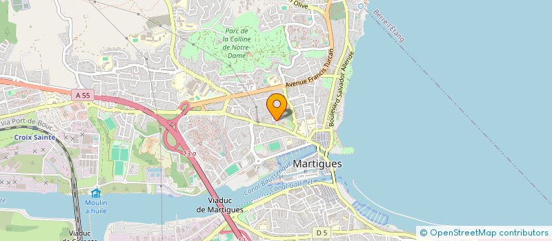 localisation de l'entreprise ISKA METAL à MARTIGUES