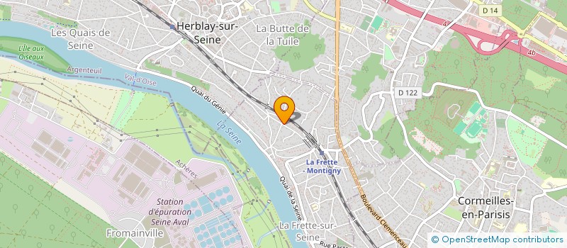 localisation de l'entreprise ISKAM à LA FRETTE-SUR-SEINE