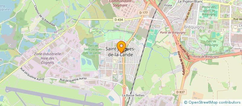 localisation de l'entreprise ISKAN IMMOBILIER  SAINT-JACQUES-DE-LA-LANDE