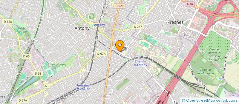 localisation de l'entreprise ISKANDIA à ANTONY