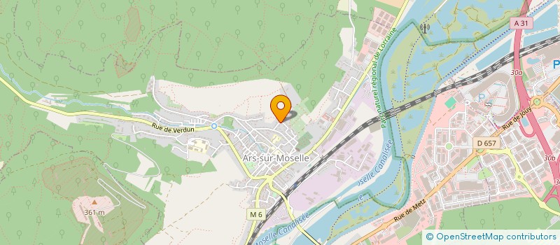 localisation de l'entreprise ISKANORA  ARS-SUR-MOSELLE