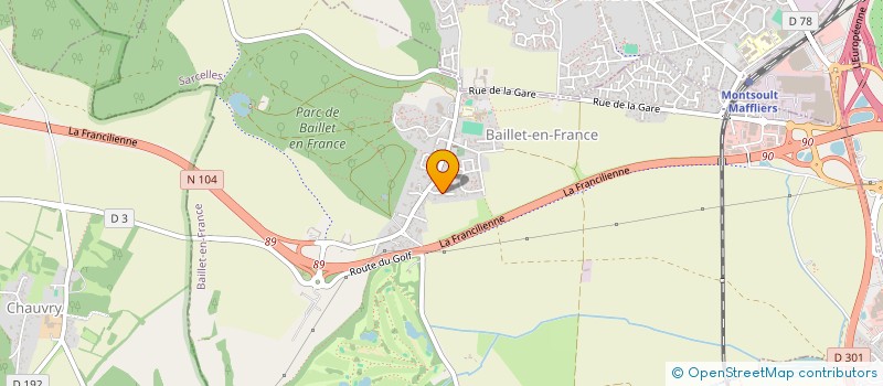 localisation de l'entreprise ISKAR  BAILLET-EN-FRANCE