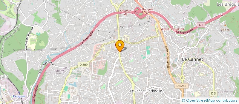 localisation de l'entreprise ISKENDER à LE CANNET