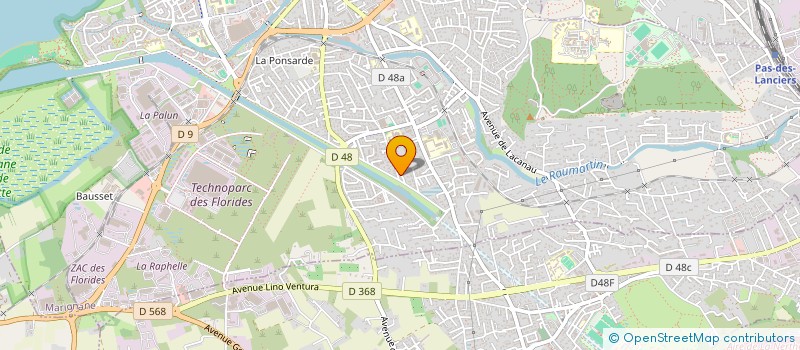localisation de l'entreprise ISL  MARIGNANE