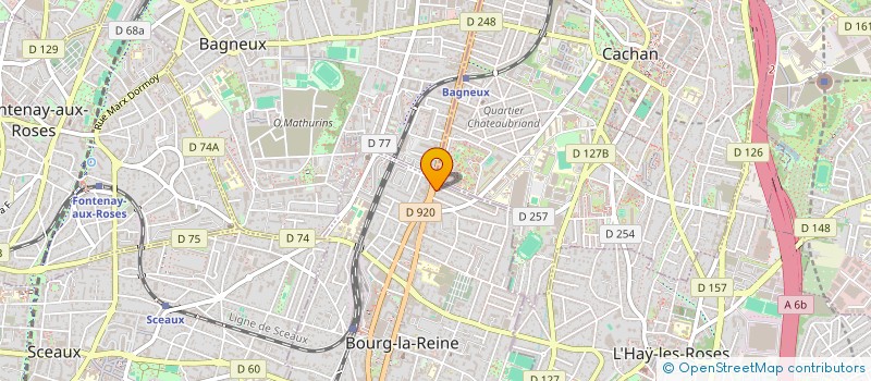 localisation de l'entreprise ISL ETUDES ET REALISATIONS à BOURG-LA-REINE