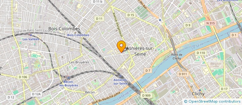 localisation de l'entreprise ISLA INTERNATIONAL  ASNIERES-SUR-SEINE
