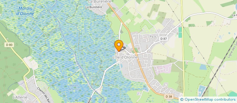 localisation de l'entreprise ISLAISE INVEST à L'ILE-D'OLONNE